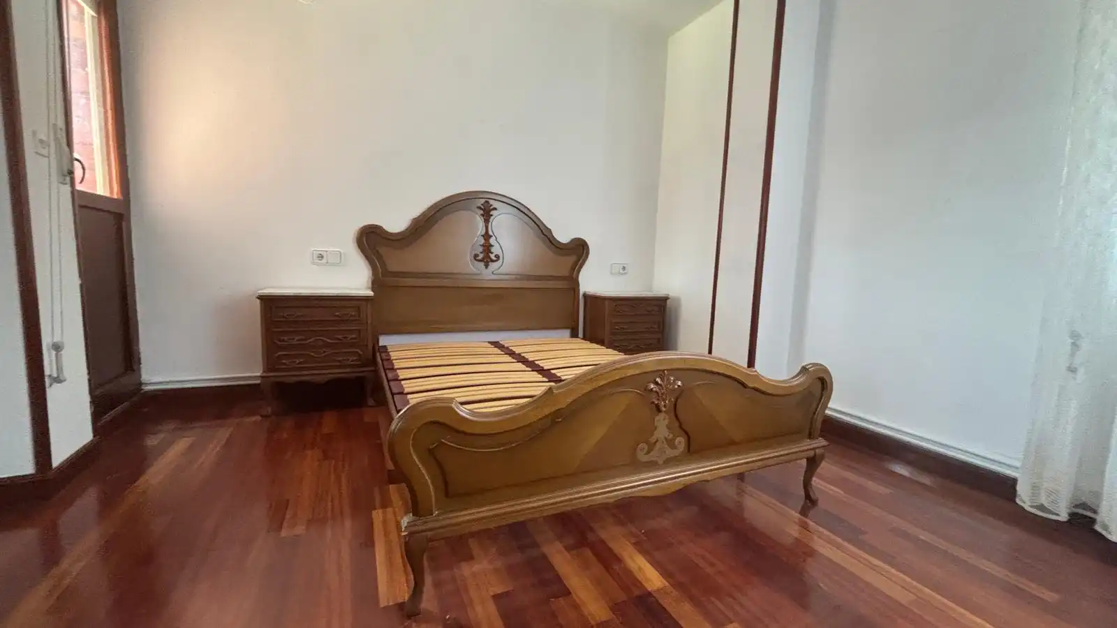 Schlafzimmer von Wohnung zum Verkauf in Rasines mit Heizung, Möbliert und Ofen