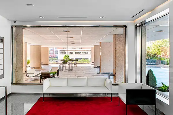 Living room of Office for rent in Madrid  with Air Conditioner and Heating