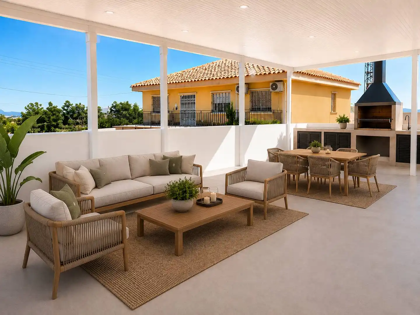 Terrace of Country homes for sale in Orihuela  with Air Conditioner, Terrace and Furnished
