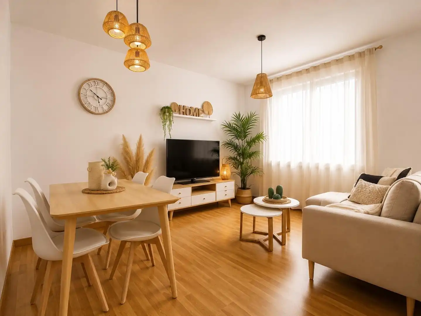 Wohnzimmer von Wohnung zur Miete in Alcázar de San Juan mit Klimaanlage, Heizung und Terrasse