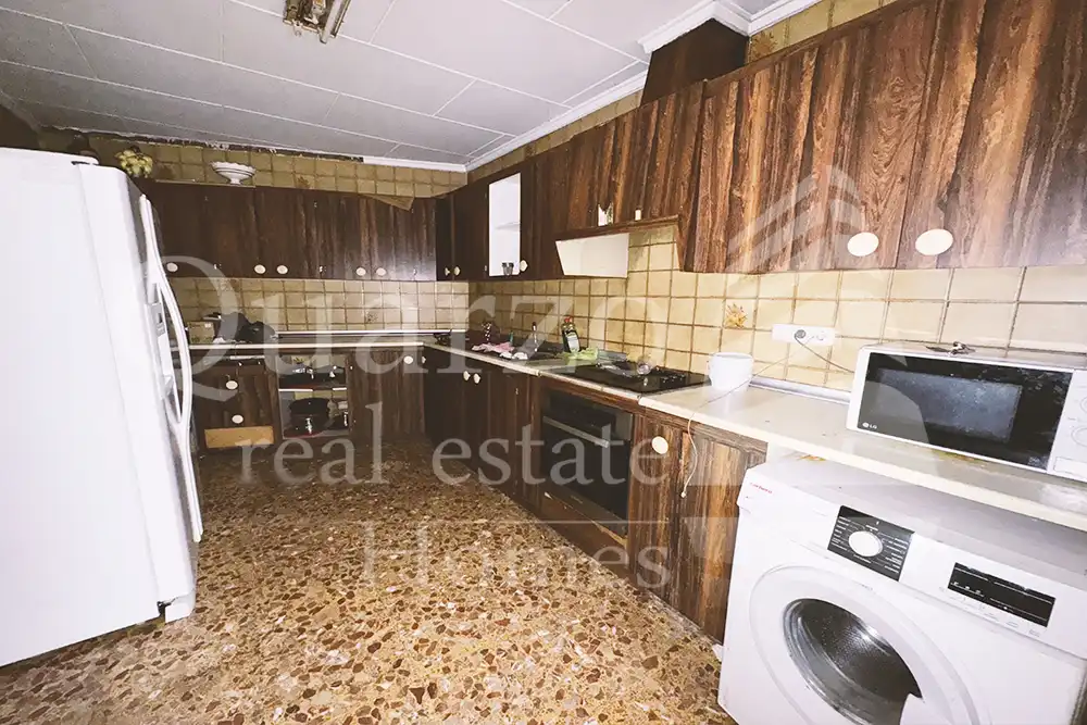 Kitchen of Flat for sale in Els Poblets  with Heating, Terrace and Furnished