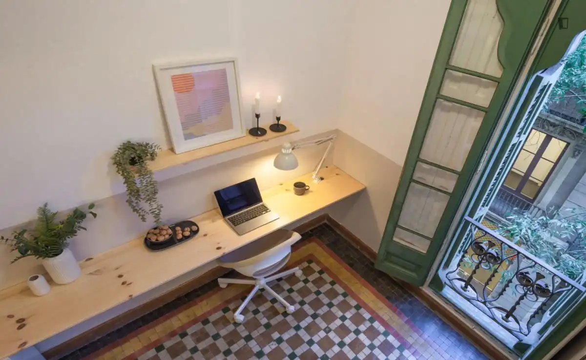 Terrasse von Wohnungen zur untervermieten in  Palma de Mallorca mit Möbliert, Ofen und Waschmaschine