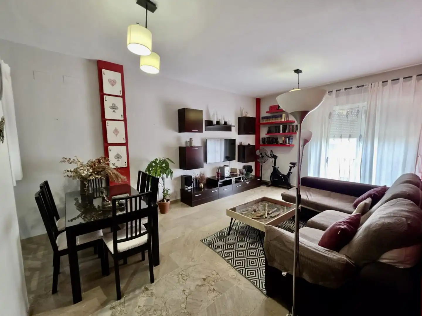 Sala d'estar de Pis en venda en Alcalá del Río amb Aire condicionat i Calefacció