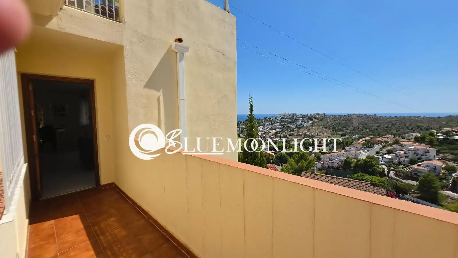 Terraza de Dúplex en venta en Peñíscola / Peníscola con Aire acondicionado, Calefacción y Jardín privado