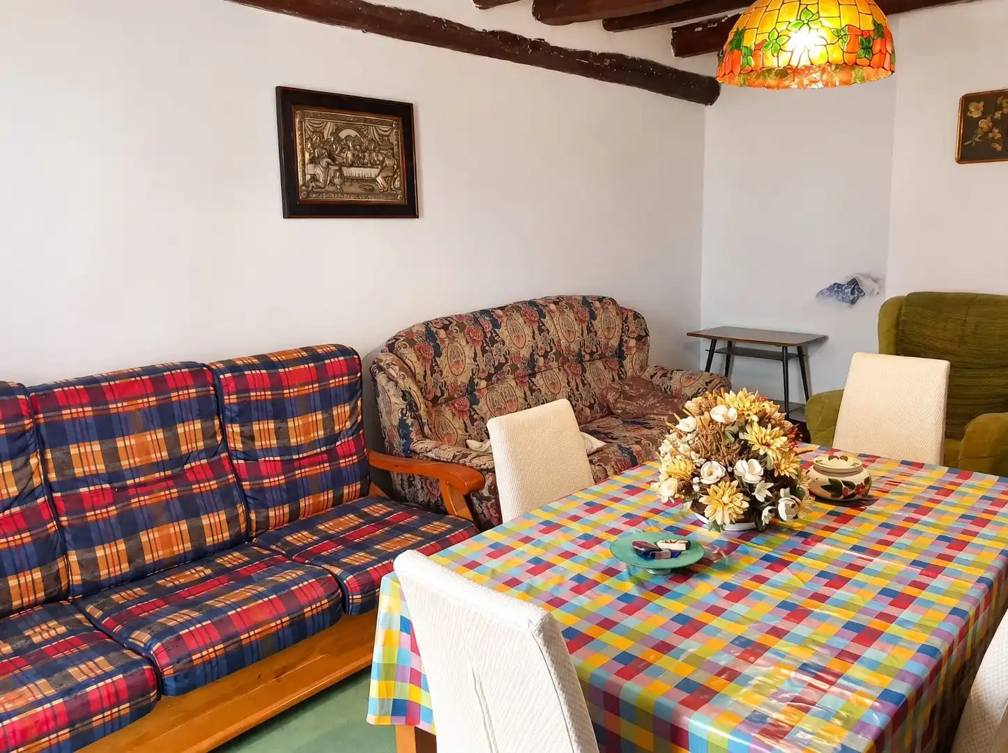 Sala d'estar de Finca rústica en venda en Villalba de Perejil amb Jardí privat, Terrassa i Traster