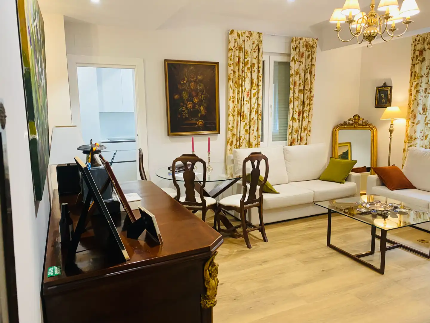 Sala de estar de Piso en venta en Santander con Aire acondicionado, Calefacción y Parquet