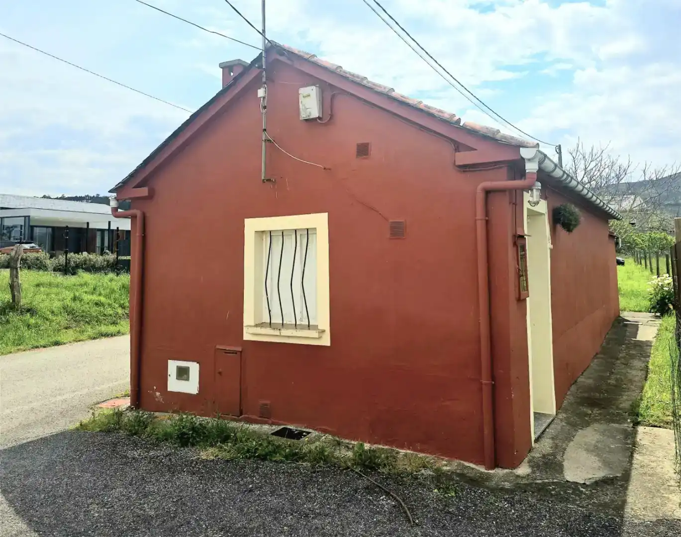 Vista exterior de Planta baixa en venda en Ribadeo amb Jardí privat