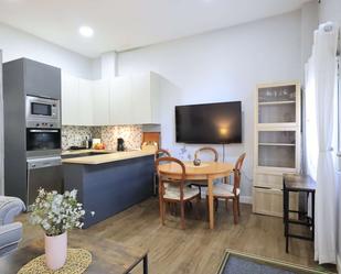 Kitchen of Study to share in  Madrid Capital  with Air Conditioner, Heating and Terrace