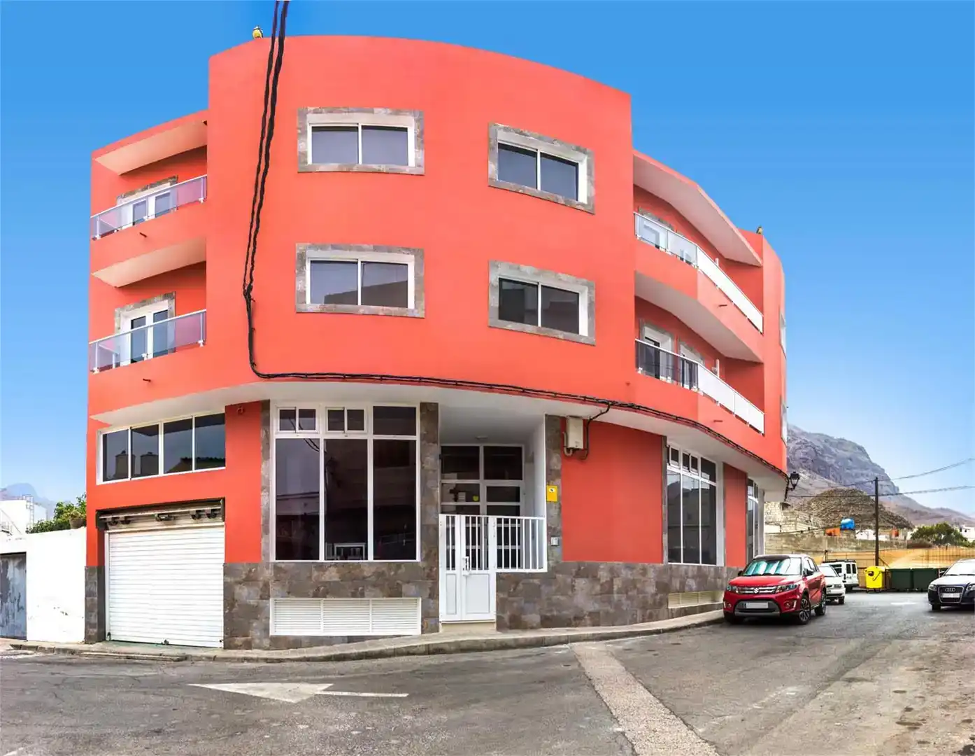 Außenansicht von Wohnung zur Miete in La Aldea de San Nicolás  mit Klimaanlage und Balkon