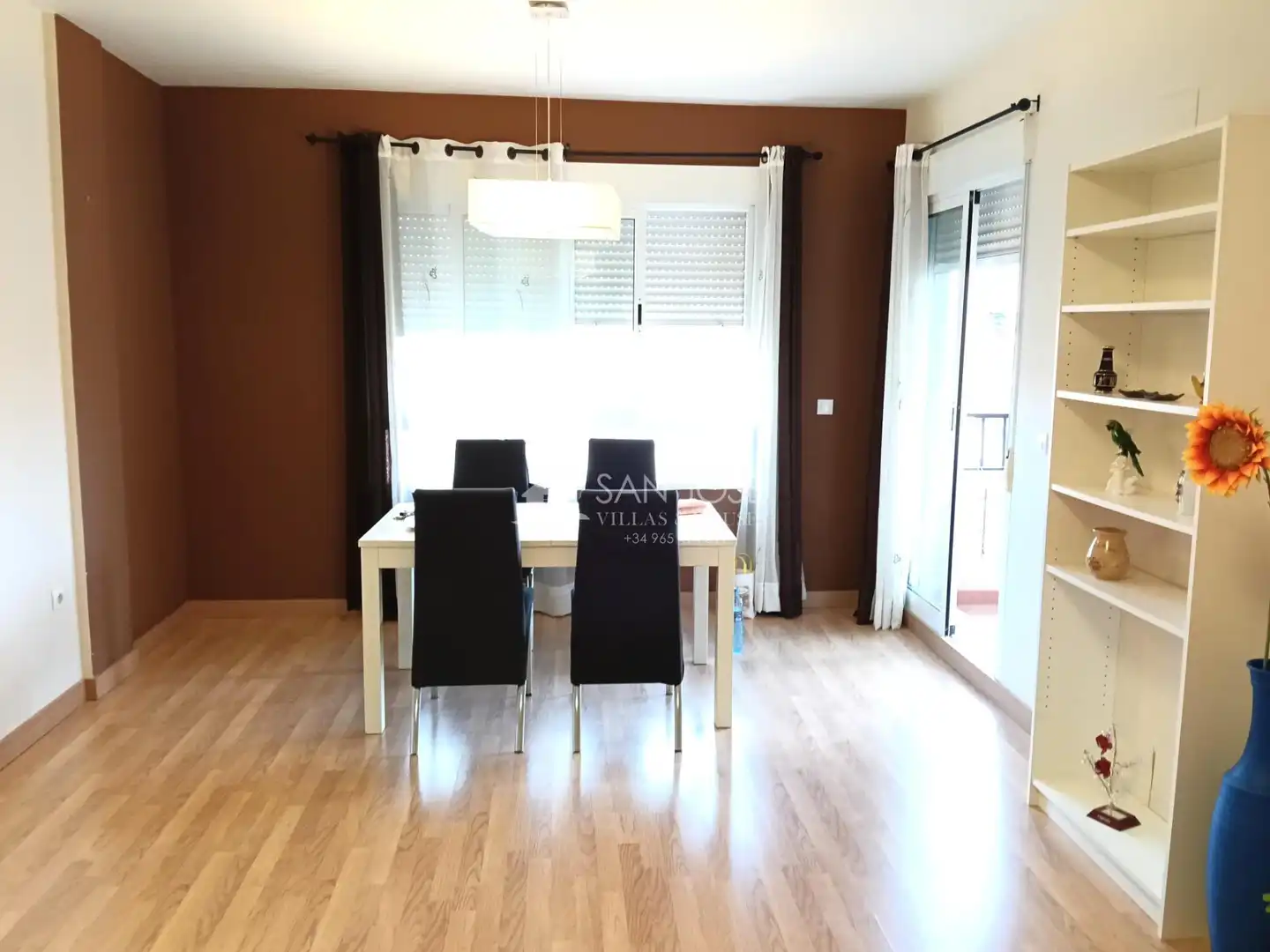 Dining room of Flat for sale in Aspe  with Heating, Terrace and Storage room