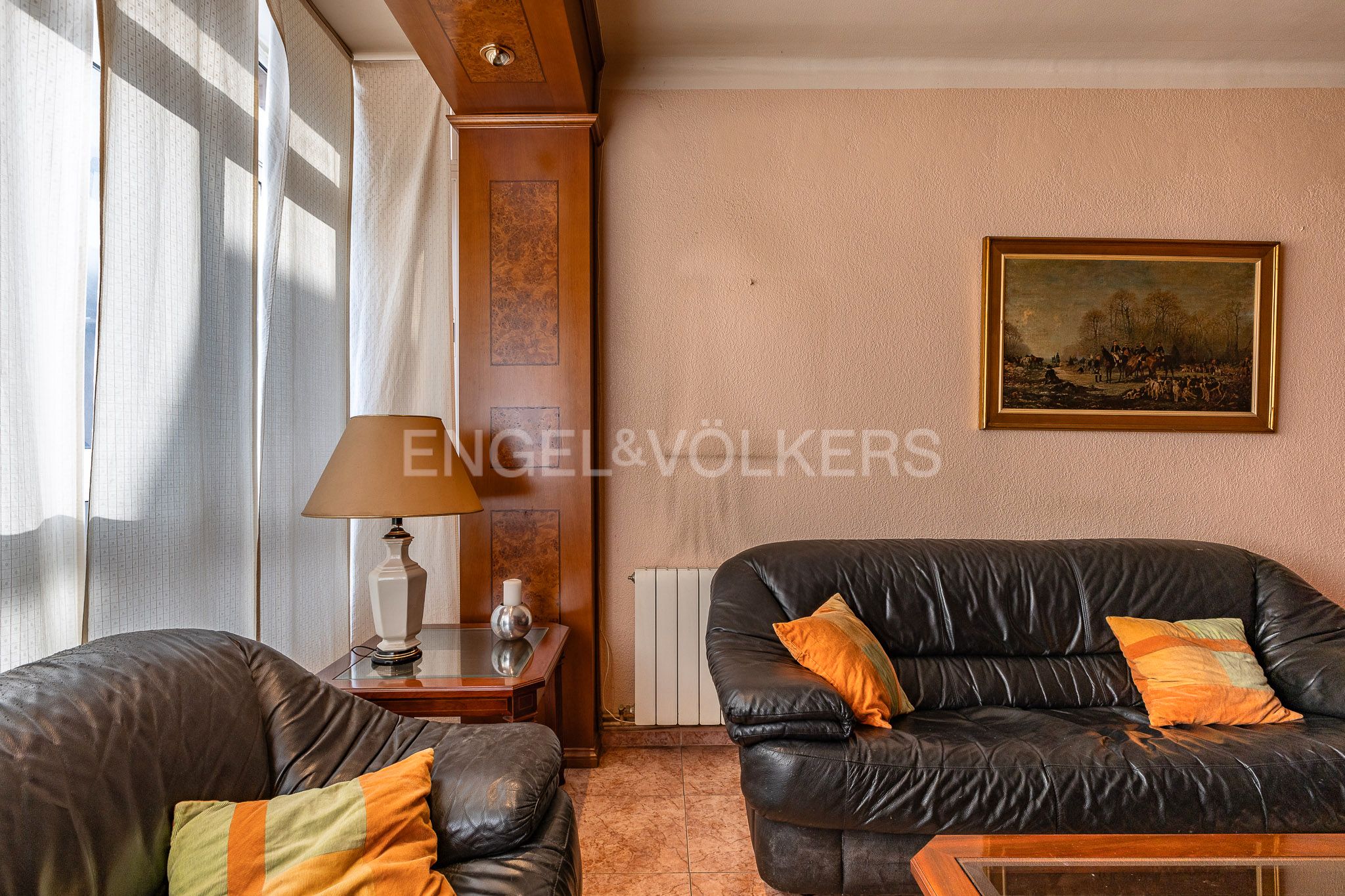 Sala d'estar de Apartament en venda en Sabadell amb Aire condicionat i Calefacció