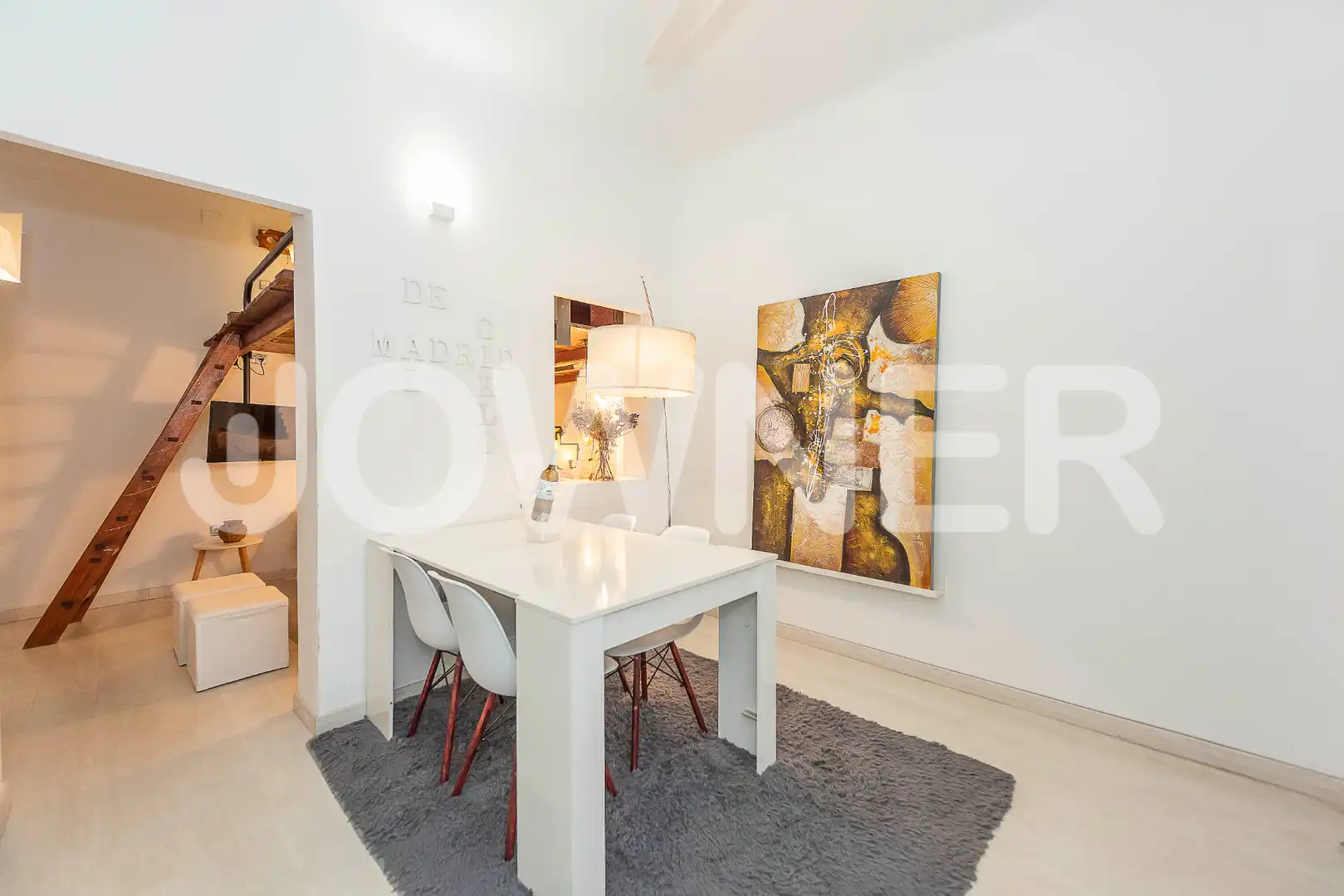 Dining room of Flat for rent in Madrid  with Air Conditioner, Heating and Furnished