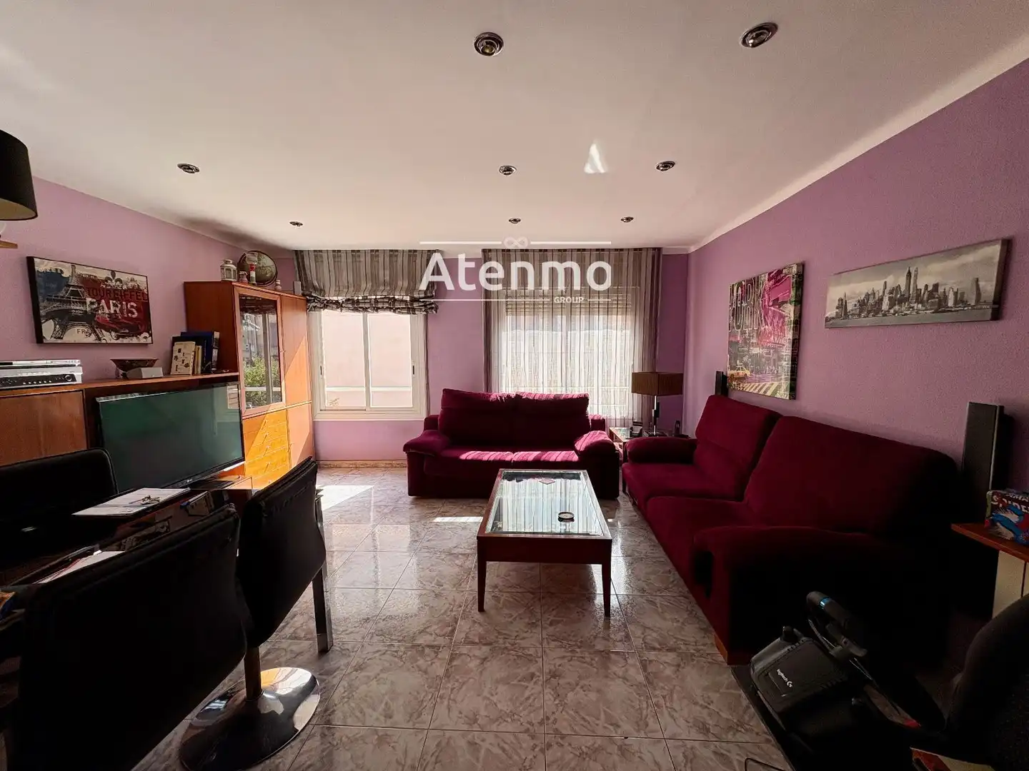 Living room of Flat for sale in Barcelona  with Air Conditioner and Heating
