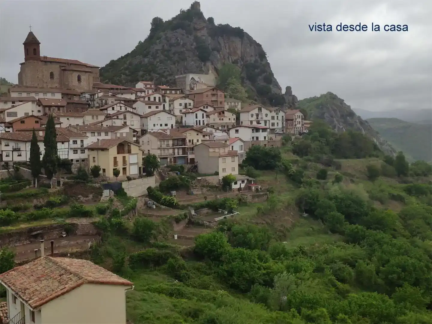 Vista exterior de Casa o chalet en venta en Nieva de Cameros con Jardín privado