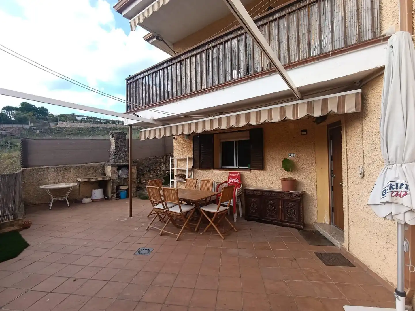 Terraza de Casa o chalet en venta en El Molar (Madrid) con Aire acondicionado, Calefacción y Jardín privado