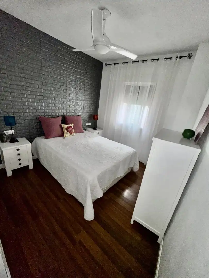 Bedroom of Flat for sale in La Algaba  with Air Conditioner and Heating
