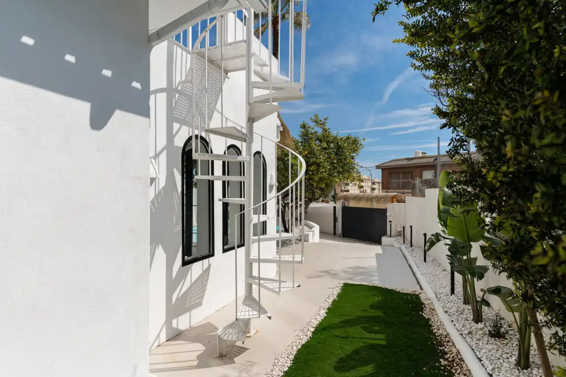 Terrace of Detached homes for sale in Torremolinos  with Air Conditioner, Terrace and Swimming Pool