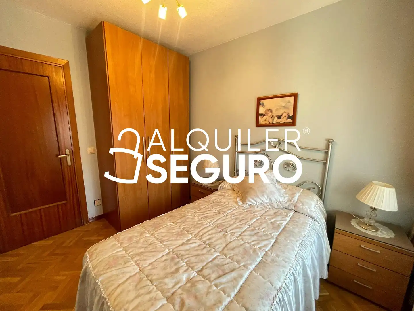 Bedroom of Flat for rent in Madrid  with Heating and Terrace