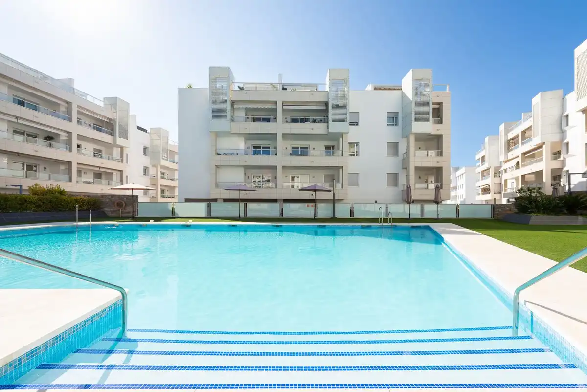 Swimming pool of Flat for sale in Marbella  with Air Conditioner and Terrace