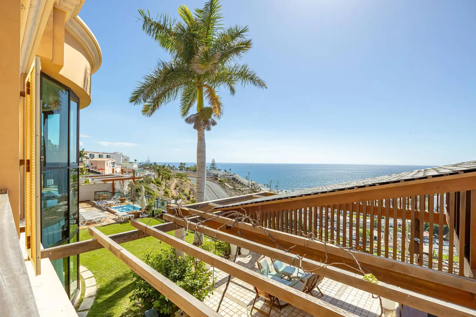 Terraza de Casa o chalet en venta en San Bartolomé de Tirajana con Aire acondicionado, Jardín privado y Terraza