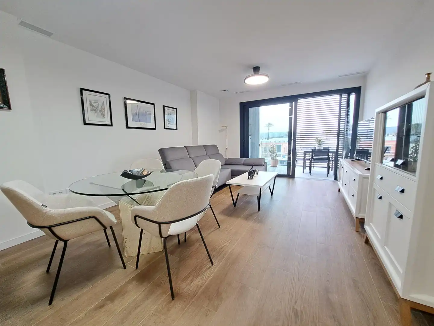 Sala de estar de Piso en venta en Alzira con Aire acondicionado, Trastero y Amueblado