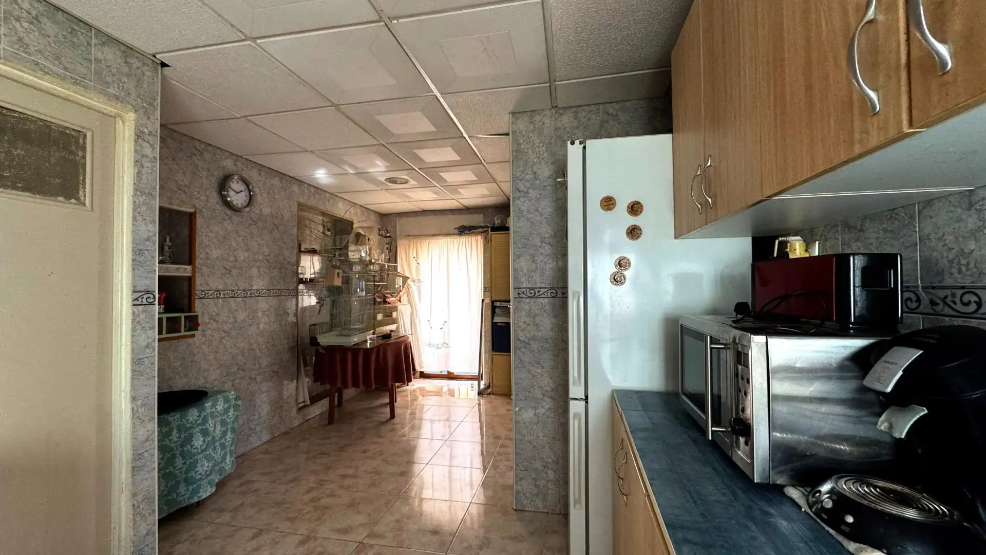 Kitchen of Flat for sale in Elda  with Air Conditioner, Heating and Balcony