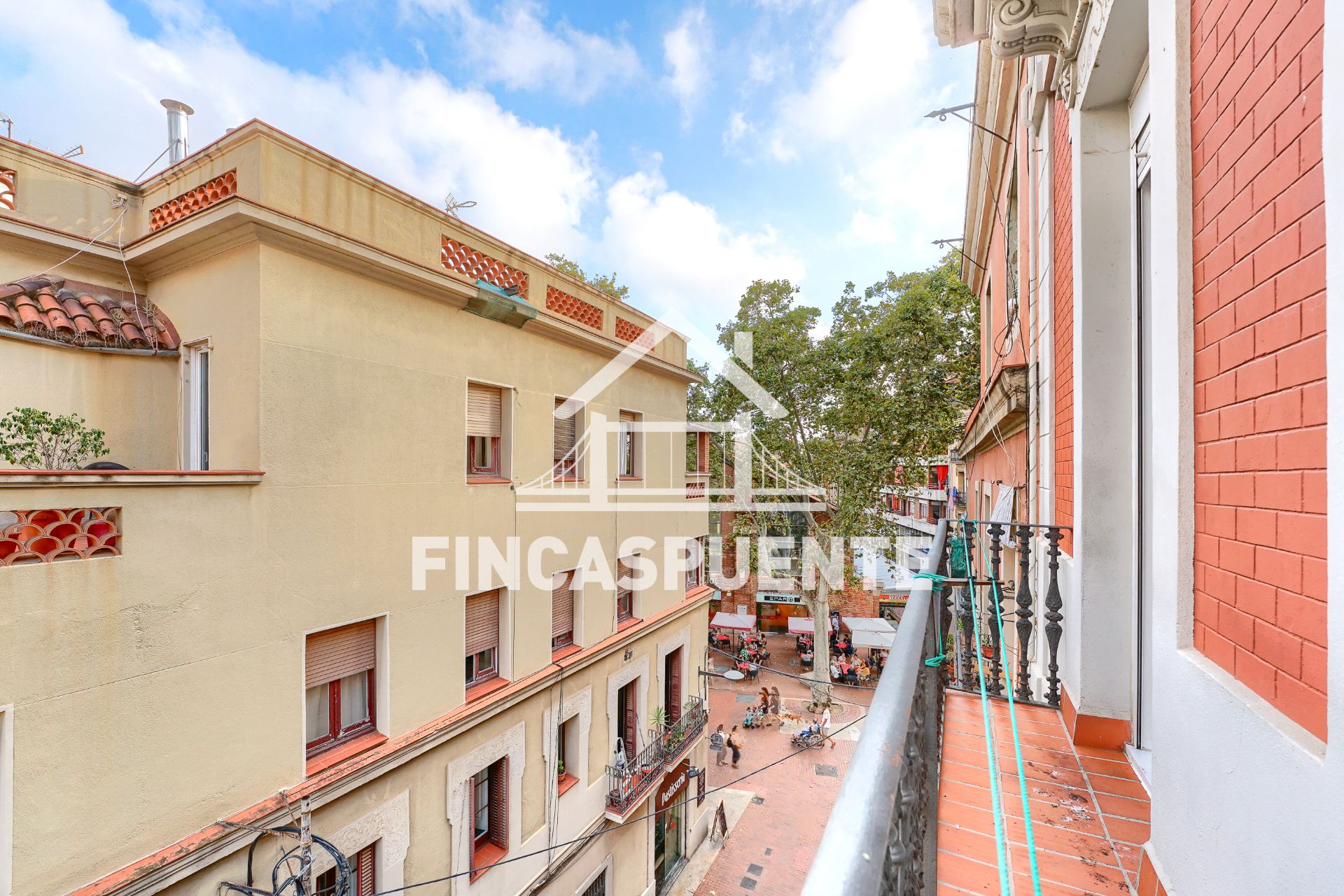 Vista exterior de Pis en venda en  Barcelona Capital amb Aire condicionat, Calefacció i Moblat