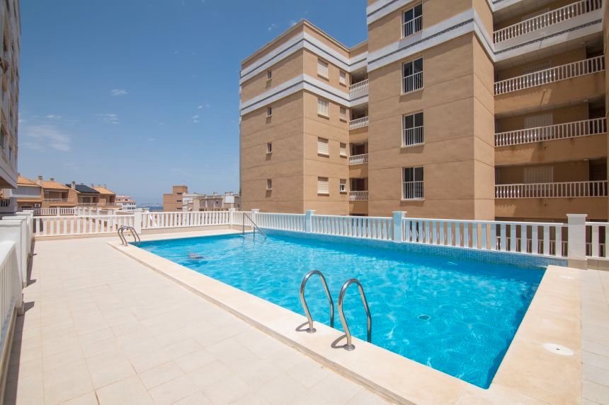 Swimming pool of Flat for sale in Elche / Elx  with Air Conditioner, Terrace and Furnished