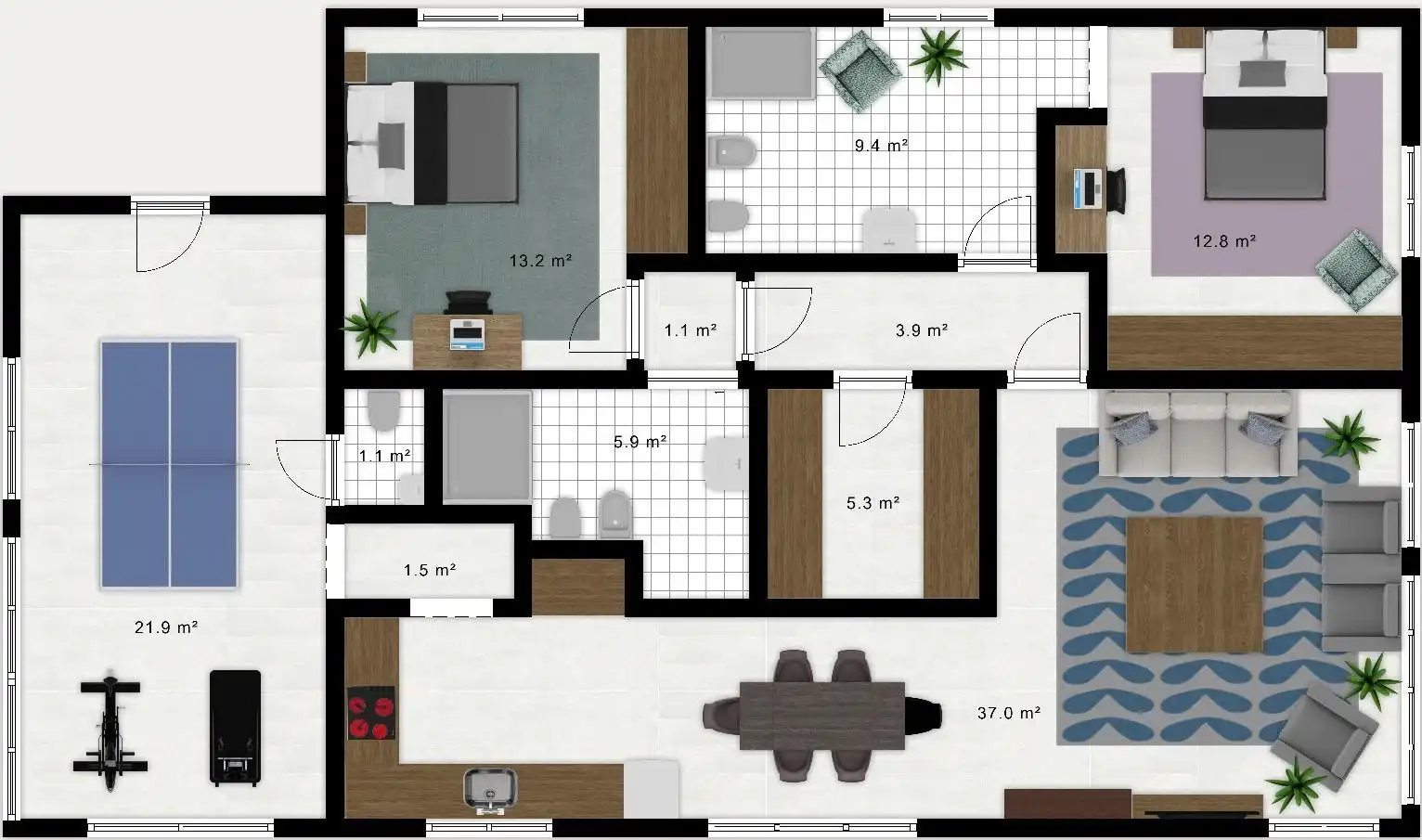 Chalet con piscina en venta en Mairena del Alcor, imagen 64