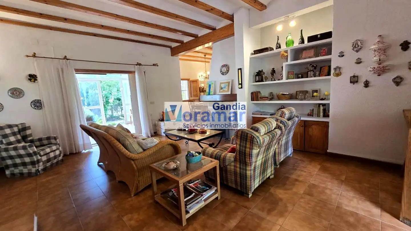 Sala de estar de Casa o chalet de alquiler en Barx con Jardín privado, Terraza y Piscina