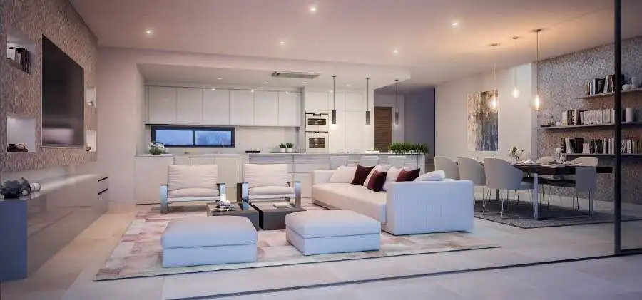 Sala d'estar de Casa o xalet de lloguer en Marbella amb Aire condicionat, Calefacció i Jardí privat