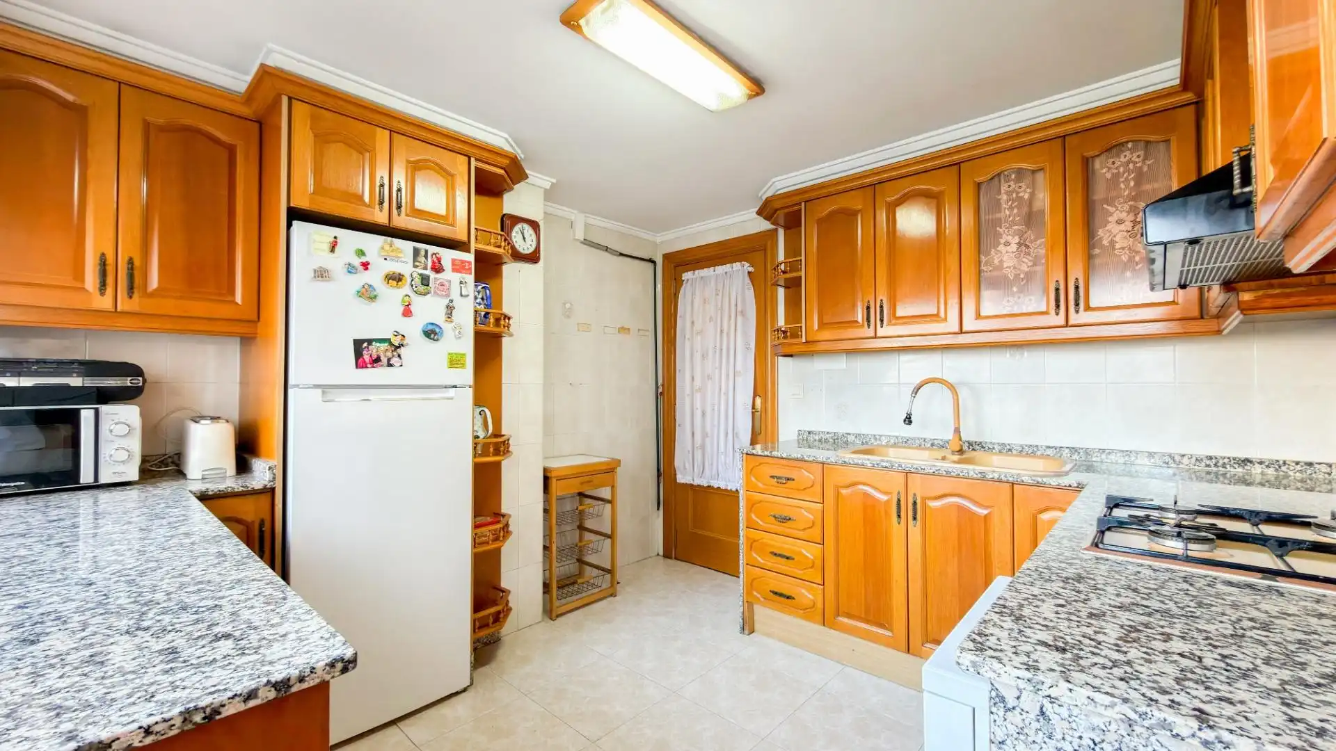 Küche von Wohnung zum Verkauf in Valencia mit Klimaanlage, Heizung und Parkett