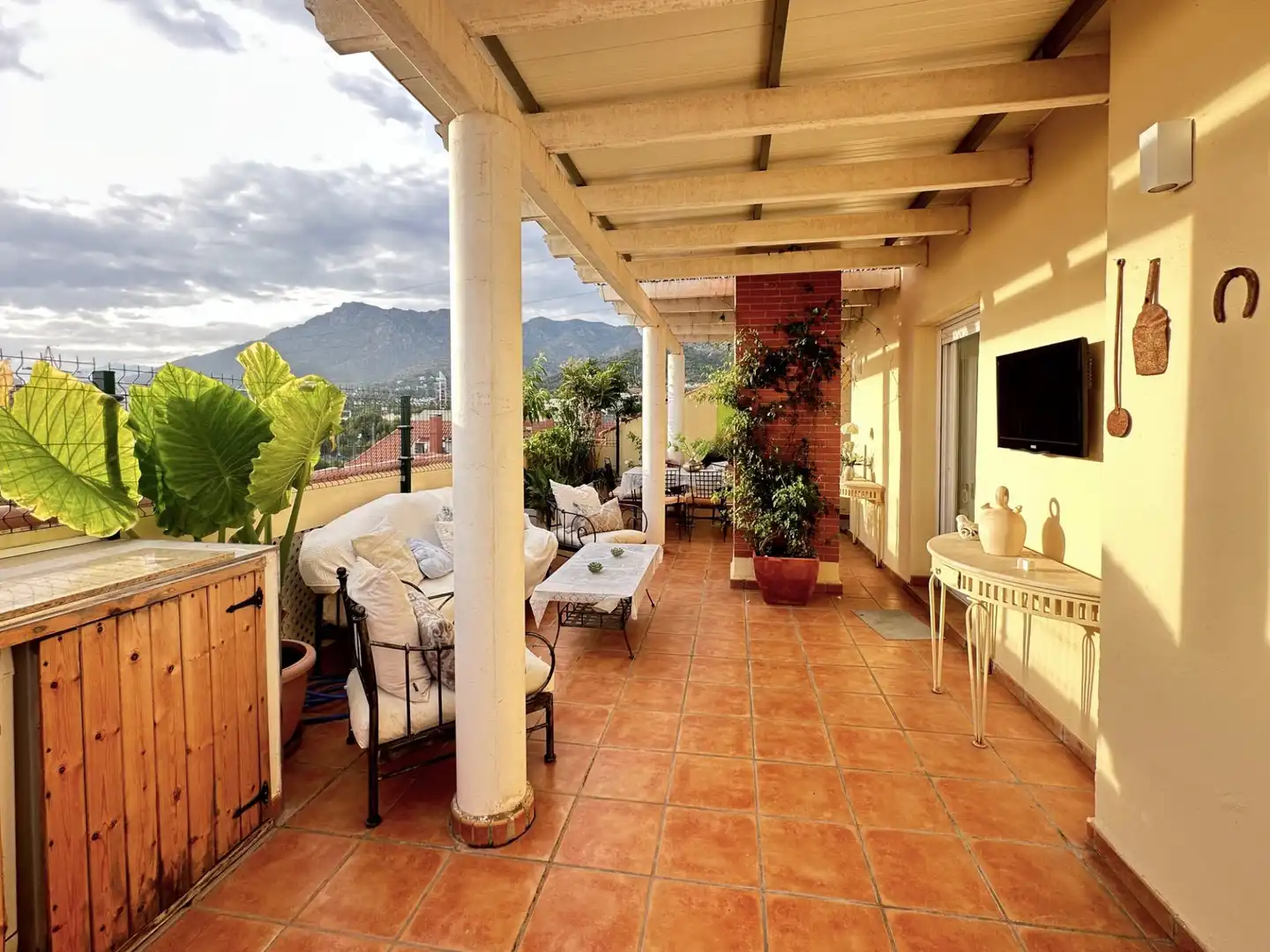 Terrassa de Àtic en venda en Marbella amb Aire condicionat, Jardí privat i Terrassa