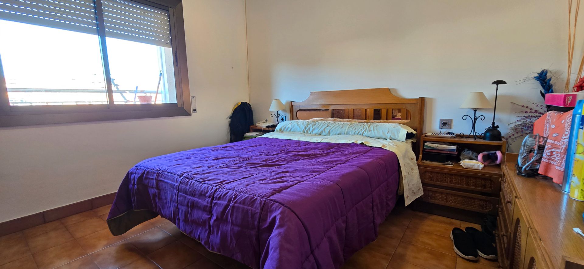 Bedroom of Flat for sale in Badalona  with Furnished, Oven and Balcony