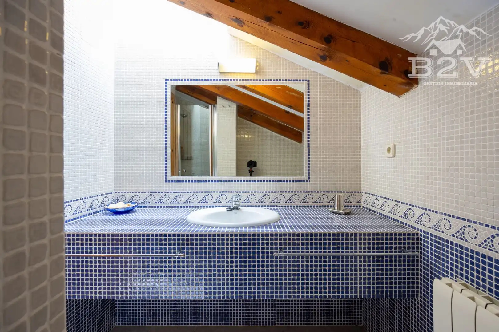 Baño de Casa o chalet en venta en Garganta de los Montes con Aire acondicionado, Calefacción y Jardín privado