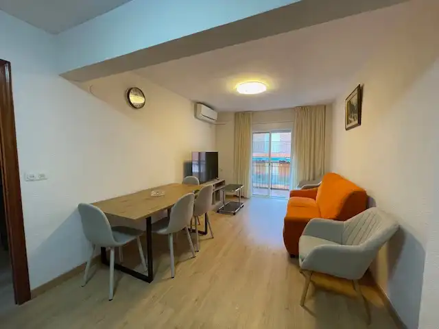 Wohnzimmer von Wohnung zur Miete in El Campello mit Klimaanlage, Terrasse und Möbliert