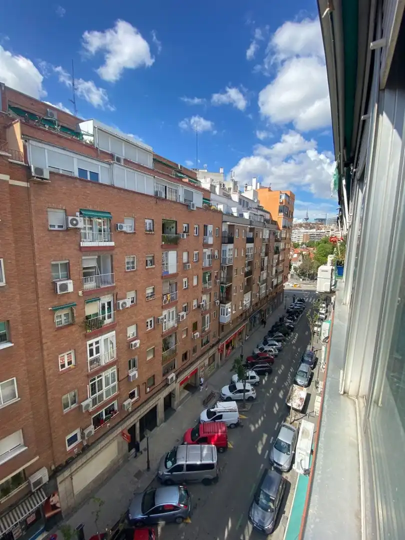 Exterior view of Flat for rent in Madrid  with Air Conditioner, Heating and Private garden