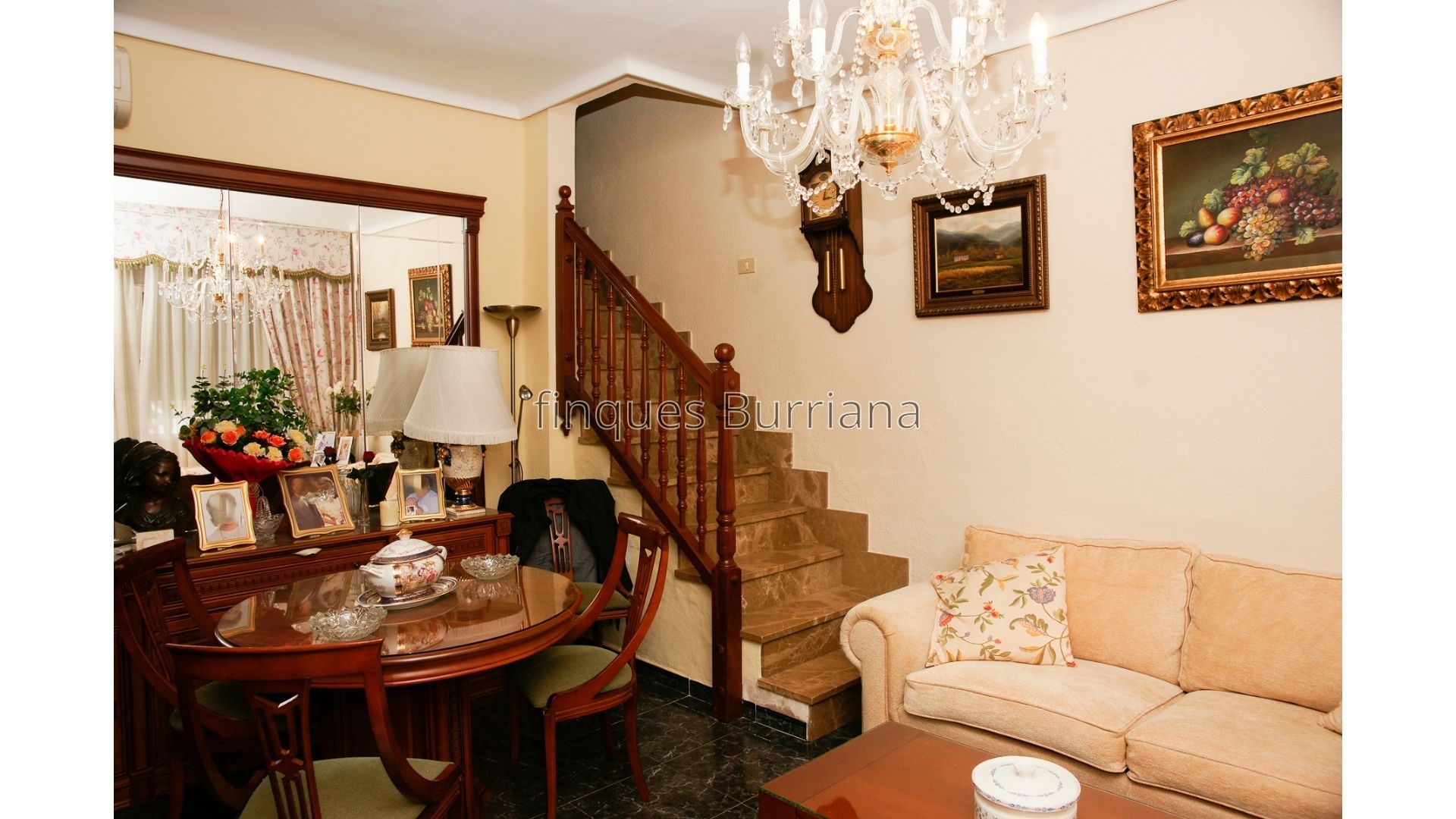 Living room of Single-family semi-detached for sale in Burriana / Borriana
