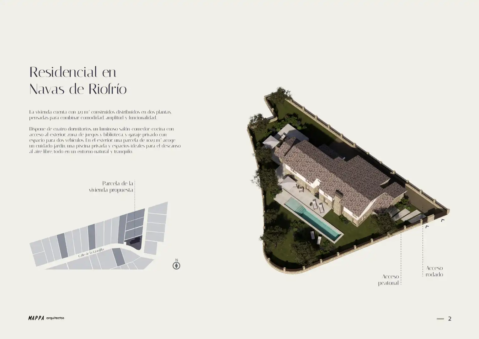 Jardín de Casa o chalet en venta en Navas de Riofrío