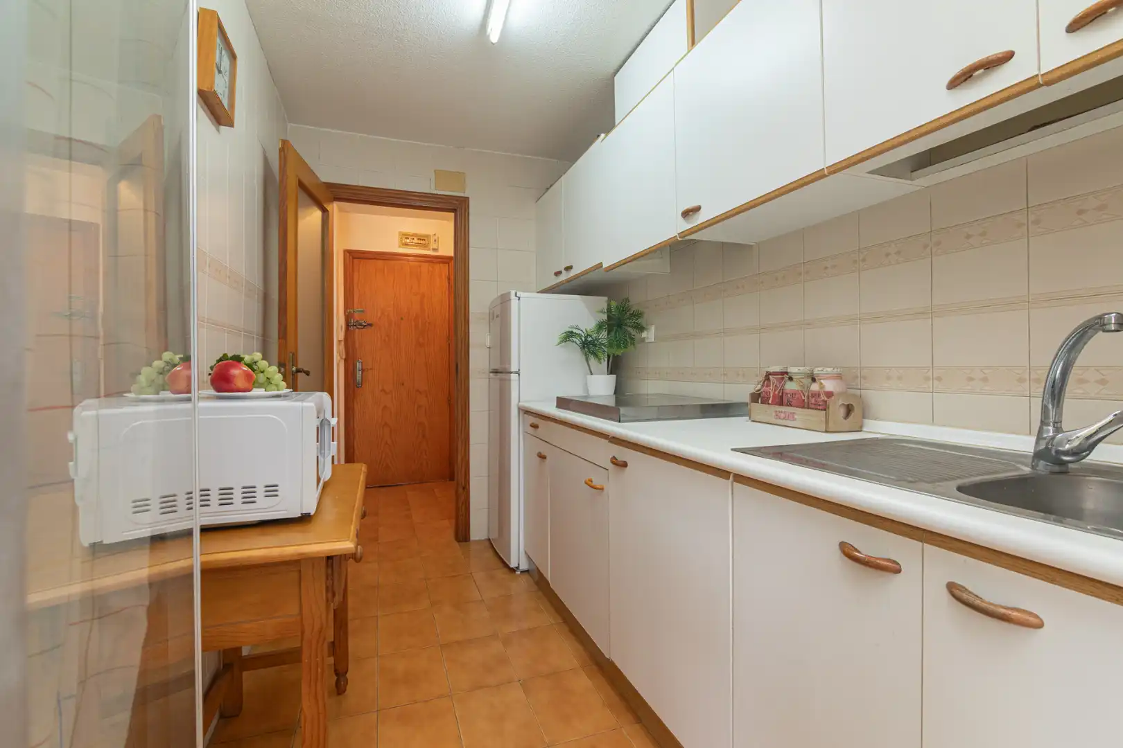 Küche von Wohnung zum Verkauf in Santa Pola mit Klimaanlage, Möbliert und Balkon