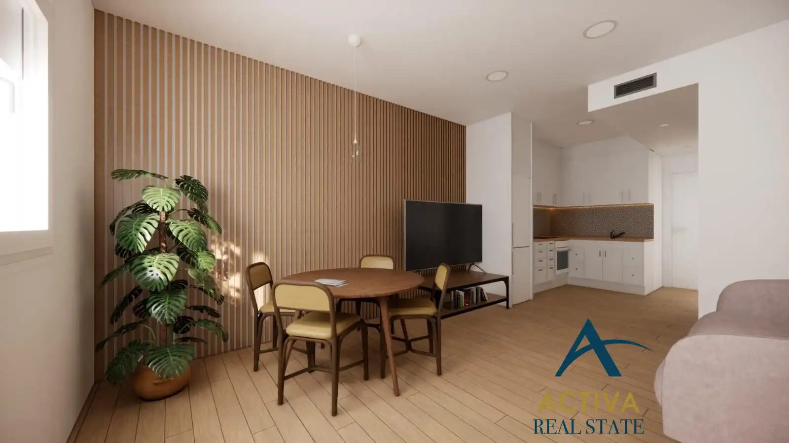 Sala de estar de Piso en venta en Chiclana de la Frontera con Terraza