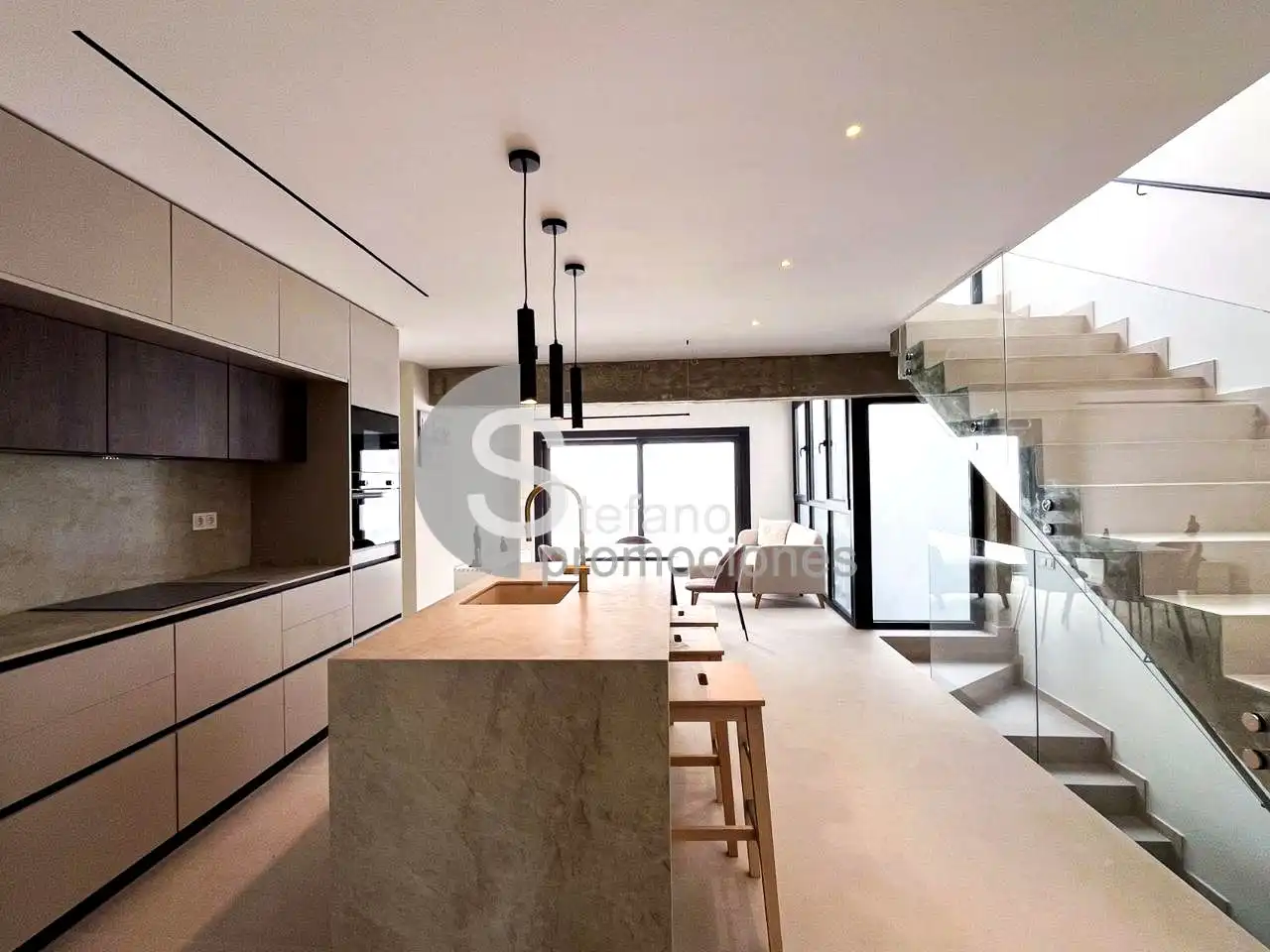 Cocina de Casa adosada en venta en Málaga Capital con Aire acondicionado, Calefacción y Terraza