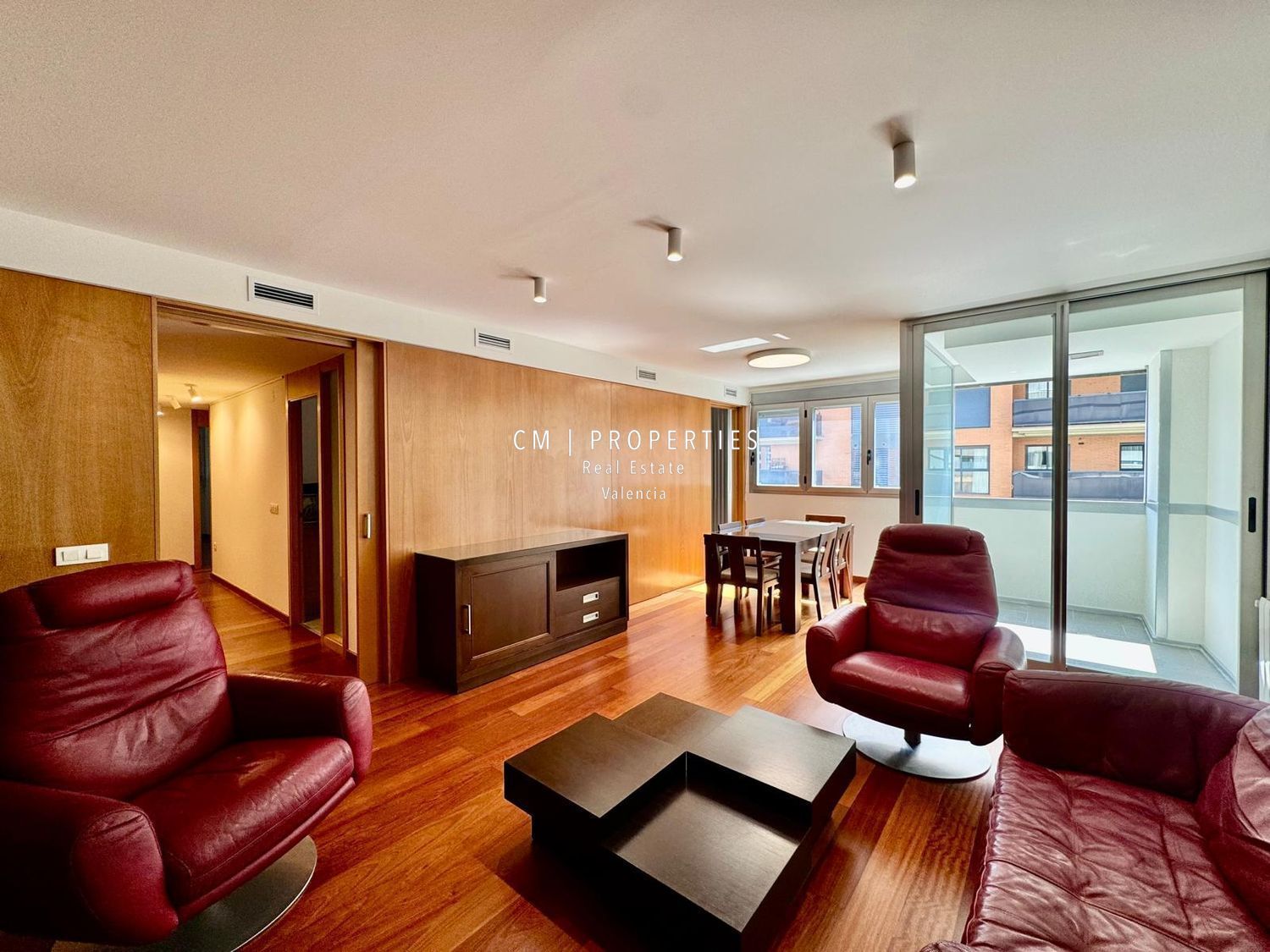 Living room of Flat to rent in  Valencia Capital  with Air Conditioner, Terrace and Swimming Pool