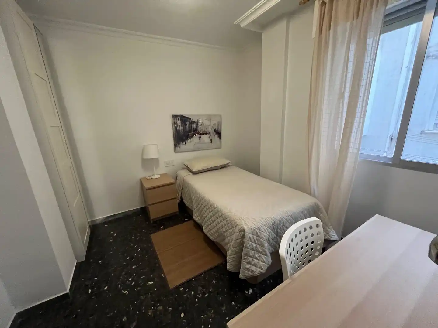 Schlafzimmer von Wohnung zur Miete in Alcoy / Alcoi mit Heizung, Terrasse und Möbliert