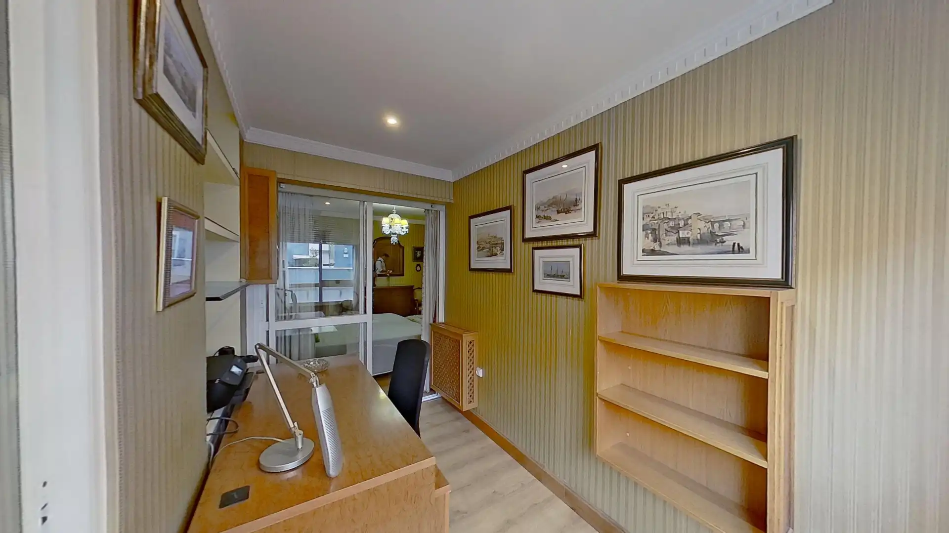 Bedroom of Flat for sale in Málaga  with Air Conditioner and Furnished