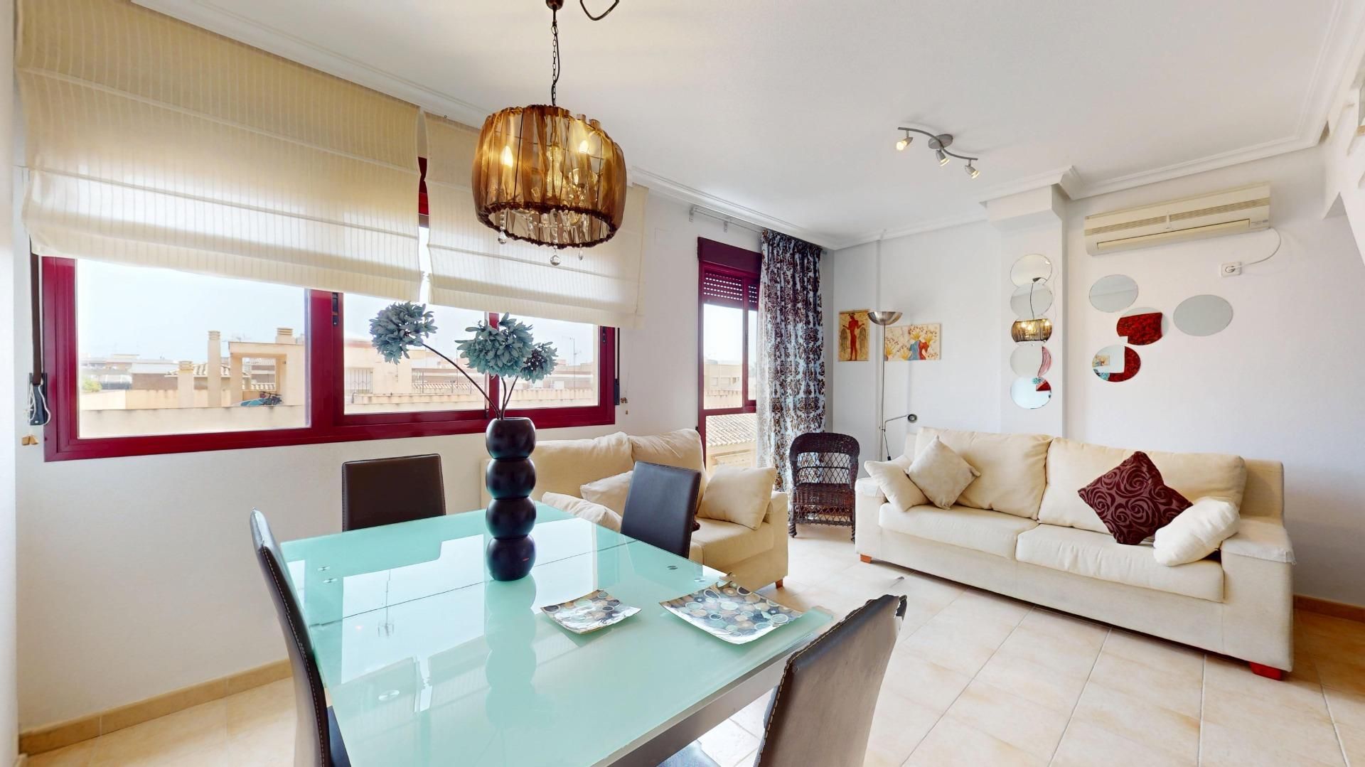 Dining room of Attic for sale in San Pedro del Pinatar  with Air Conditioner and Terrace