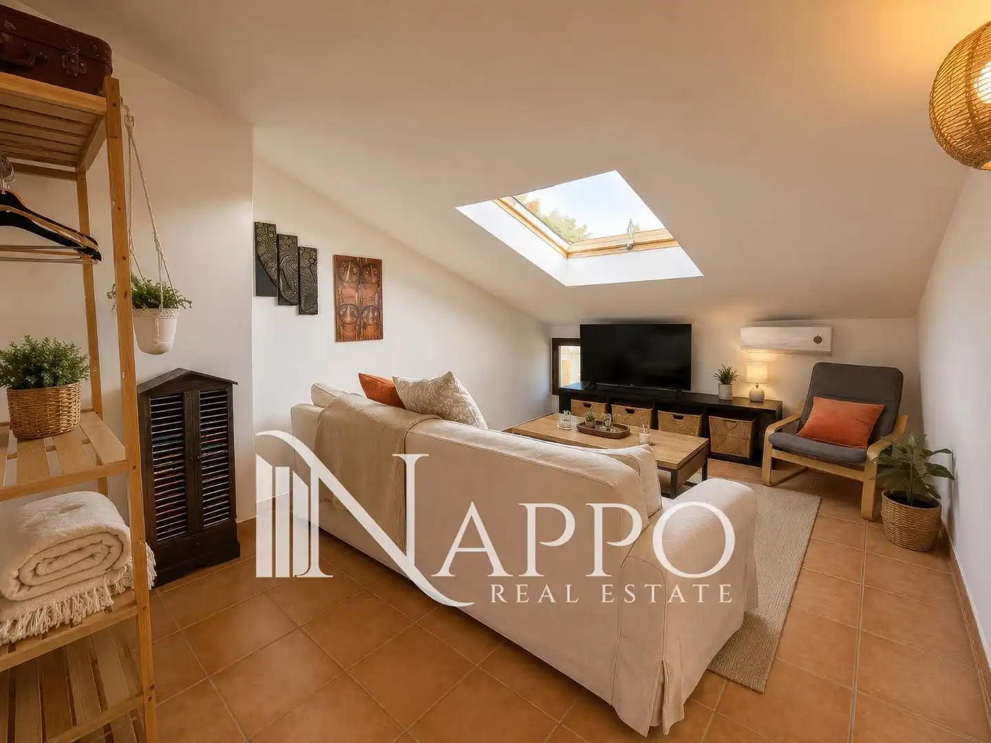 Sala de estar de Dúplex en venta en  Palma de Mallorca con Aire acondicionado, Calefacción y Amueblado