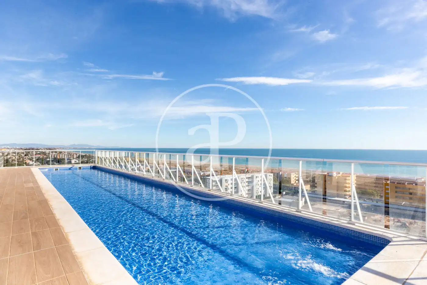 Schwimmbecken von Wohnung zur Miete in Canet d'En Berenguer mit Klimaanlage, Heizung und Privatgarten