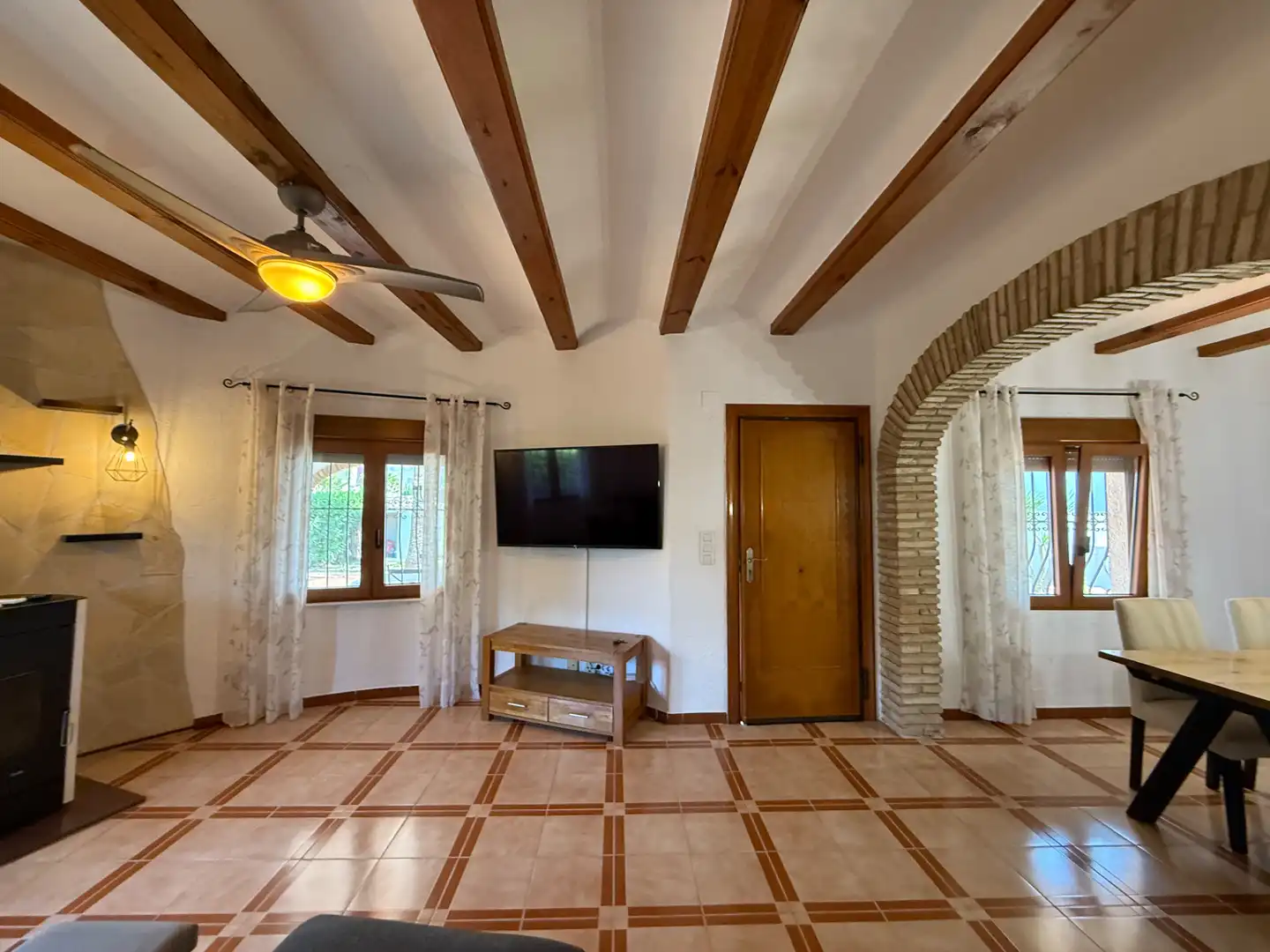 Living room of Houses for rent in Dénia  with Air Conditioner, Heating and Private garden