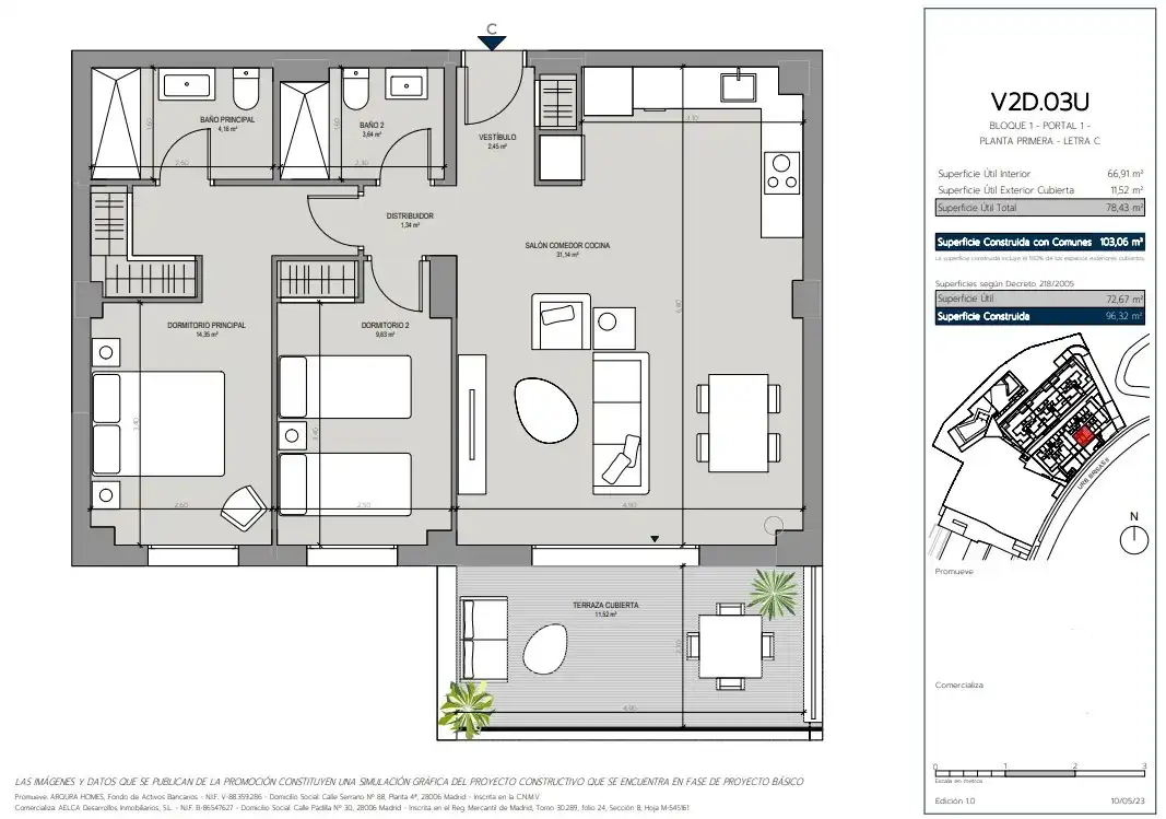 Ático con terraza en venta en La Duquesa, imagen 8
